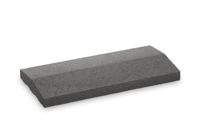 Double-Beveled Stone Wall Coping