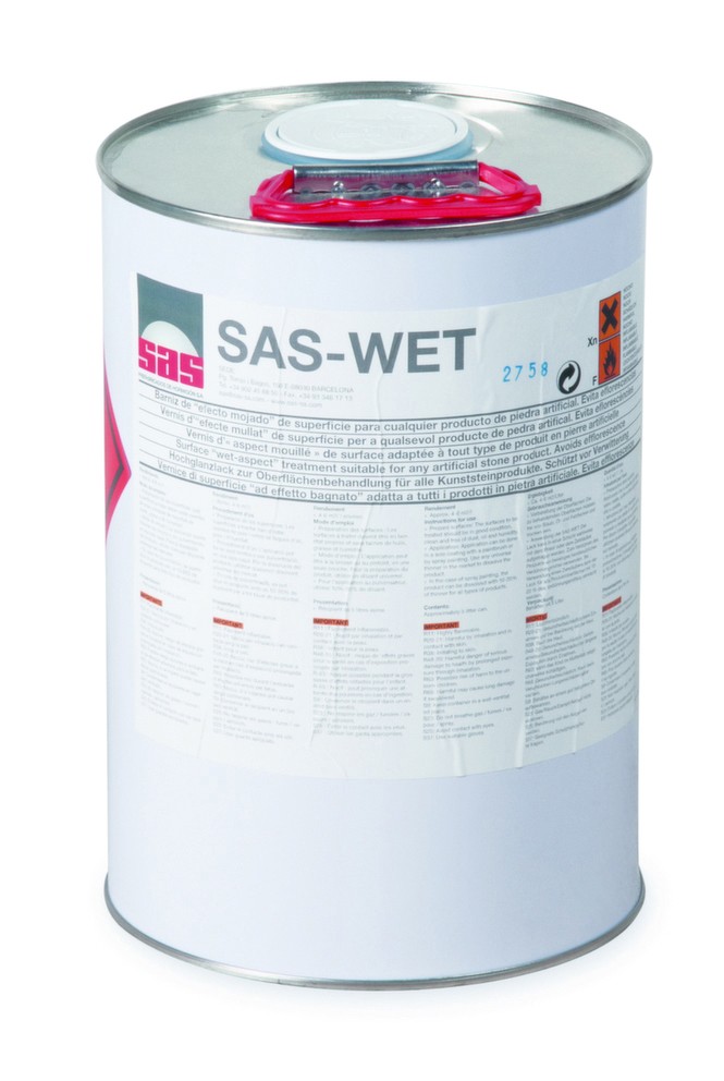 SAS WET Surface water-repellent “wet look”