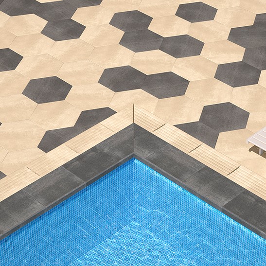 TESSERA Beveled Swimming Pool Coping