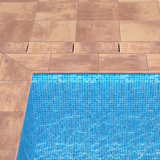 TESSERA Beveled Swimming Pool Coping