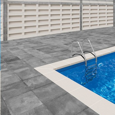 TESSERA Swimming Pool Coping with "L" section TESSERA Swimming Pool Coping with "L" section