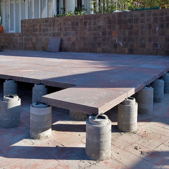 Concrete Supports for Floating Pavements