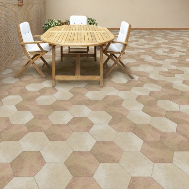 Panot Hexagonal Bicolor Panot Hexagonal Bicolor