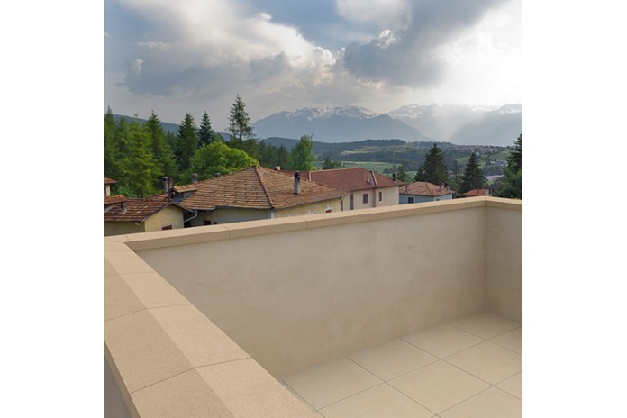 Double-Beveled U-Shaped Wall Coping Double-Beveled U-Shaped Wall Coping