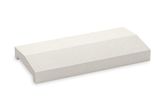 Double-Beveled U-Shaped Wall Coping Double-Beveled U-Shaped Wall Coping