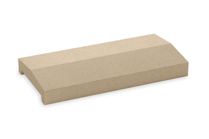 Double-Beveled U-Shaped Wall Coping Double-Beveled U-Shaped Wall Coping