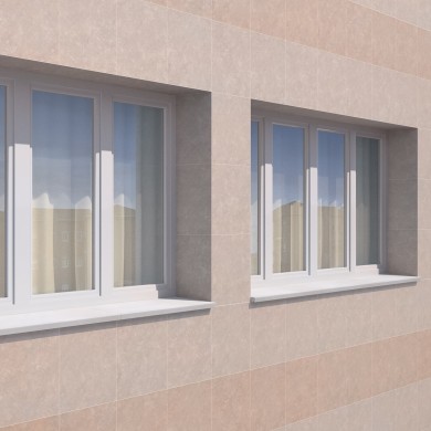 Fensterbänke Flach 1 Meter "Wet-Cast" glatte Oberfläche Fensterbänke Flach 1 Meter "Wet-Cast" glatte Oberfläche