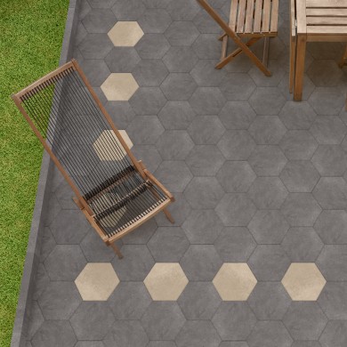 Panot Hexagonal Bicolor Panot Hexagonal Bicolor