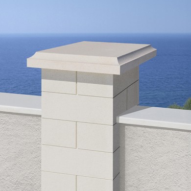 Double Flat Pillar Cap